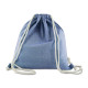 Sacola/mochila em algodão mescla reciclado 140g/m² Personalizado