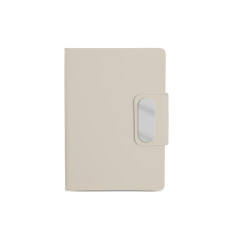 Caderno em pu com placa em metal Personalizado