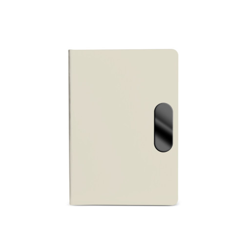 Caderno em pu com placa em metal Personalizado