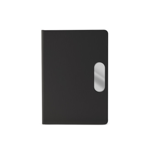 Caderno em pu com placa em metal Personalizado