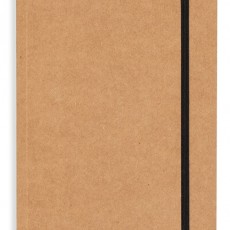 Caderneta Tipo Moleskine Em Material Kraft Personalizado