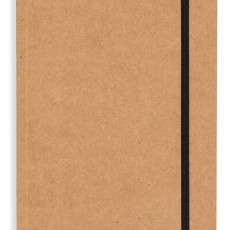 Caderneta Tipo Moleskine Em Material Kraft Personalizado