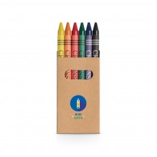 Caixa Com 12 Lápis de Cor Promocional Com Logo - Brindes