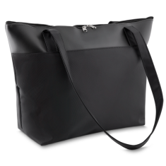 Bolsa Em Nylon E Couro