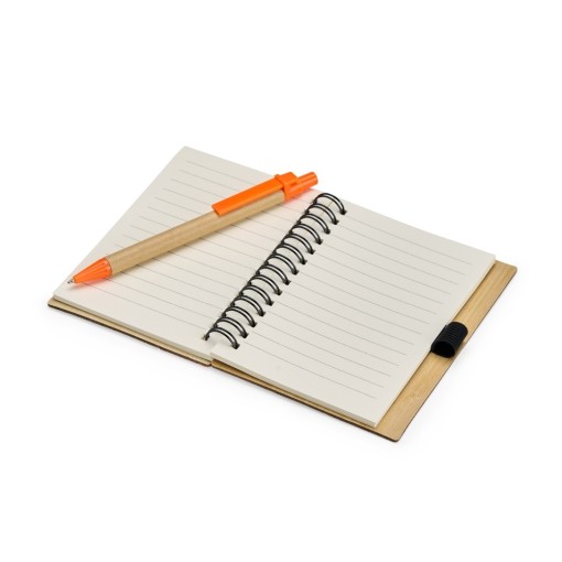 Caderno Ecológico com Caneta Promocional