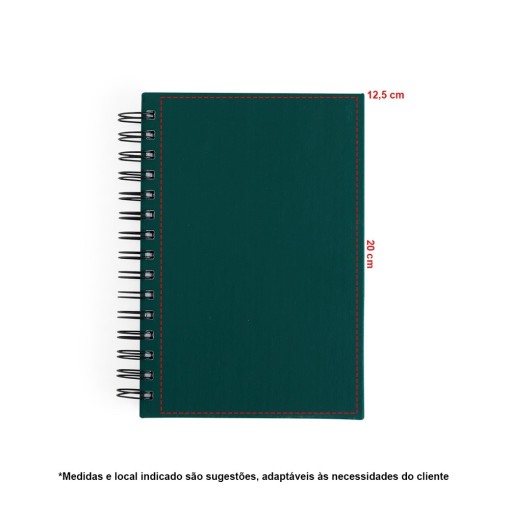 Agenda 2026 Emborrachada com Logo Personalizado