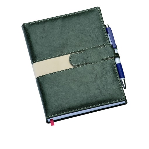 Agenda Diária 2026 em C. Sintético Personalizada
