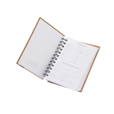 Agenda Diária 2026 Capa Dura Personalizada 