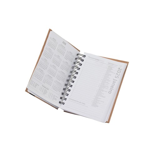 Agenda Diária 2026 Capa Dura Personalizada 