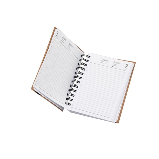 Agenda Diária 2026 Capa Dura Personalizada 