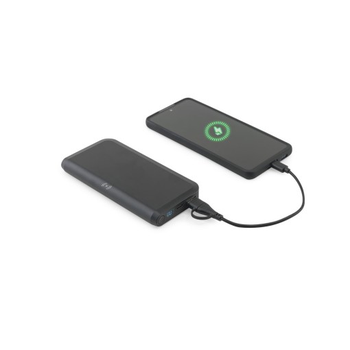 Bateria Portátil em ABS 100% Reciclado 10.000mAh Personalizada