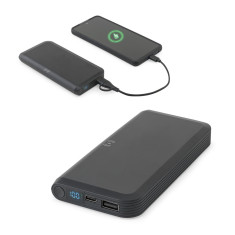 Bateria Portátil em ABS 100% Reciclado 10.000mAh Personalizada