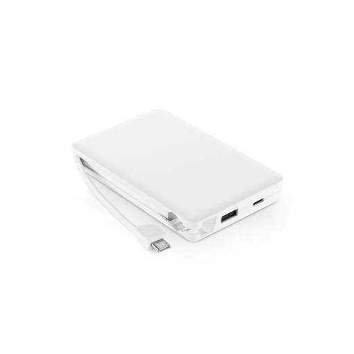 Bateria Portátil em ABS 100% Reciclado 10.000mAh Promocional