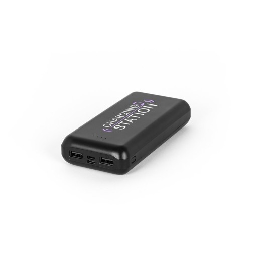 Bateria Portátil em ABS 100% Reciclado 20.000mAh Promocional