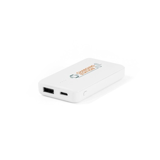 Bateria Portátil em ABS 100% Reciclado 4.000 mAh Promocional