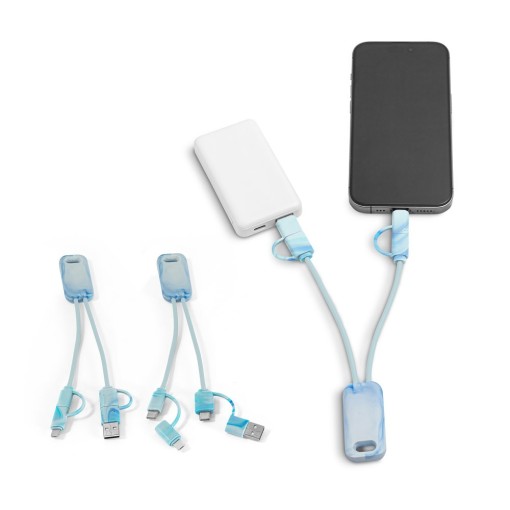 Cabo USB 6 em 1 Personalizado