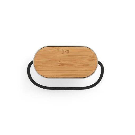 Caixa de Som  de 15W em Bambu Personalizada