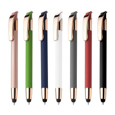 Caneta Alumínio Touch Screen Com Logotipo Personalizada