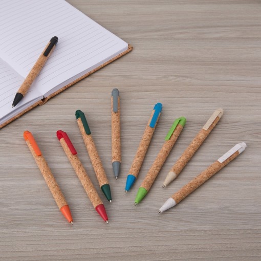 Caneta de Cortiça Personalizada