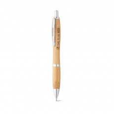 Caneta De Bambu Personalizada Com Logo