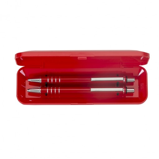 Conjunto Caneta E Lapiseira Semimetal Personalizado