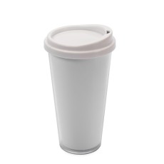 Copo Plástico Duplo 400ml Promocional