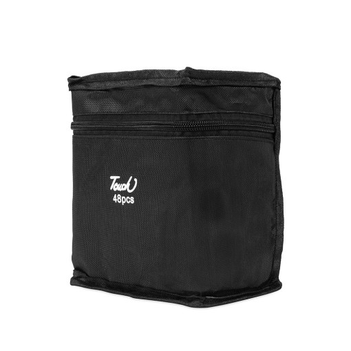 Kit Canetas Marcadoras Pontas Duplas 48 Cores Promocional