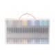 Kit Canetinhas Ponta Dupla Com 72 Cores Personalizada