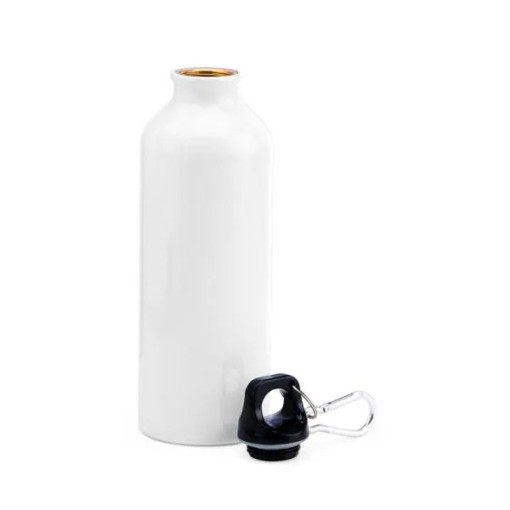 Kit Com Squeeze, Caneta E Caderno - Branco - 3 Pçs Personalizado