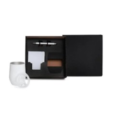Kit Copo Térmico e Acessórios 3 Peças Personalizado 