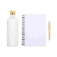 Kit Garrafa, Caderno E Caneta - 3 Pçs Promocional