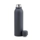 Kit Garrafa E Necessaire - Cinza/Preto - 2 Pçs Personalizado