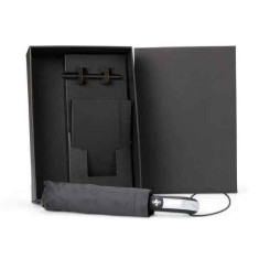 Kit Guarda-Chuva, Caderno E Caneta - 3 Pçs Personalizado