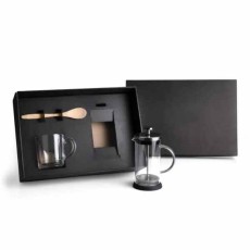 Kit Para Café Com Prensa Francesa 3 Peças Personalizado