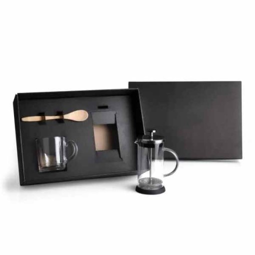 Kit Para Café Com Prensa Francesa 3 Peças Personalizado