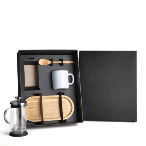 Kit Para Café Com Prensa Francesa 4 Peças Personalizado