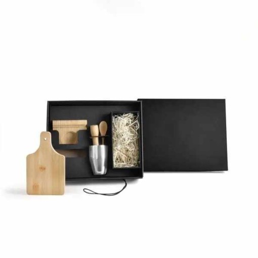Kit Para Caipirinha Em Bambu 6 Peças Personalizado