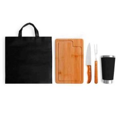Kit para Churrasco e Cerveja com Sacola Personalizado 