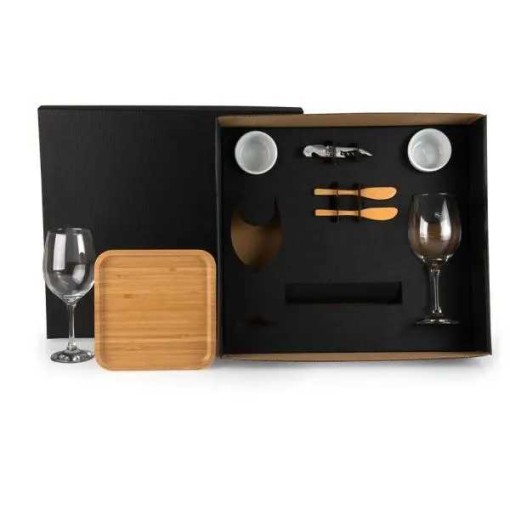 Kit para Petisco/Vinho - 8 Pçs Personalizado