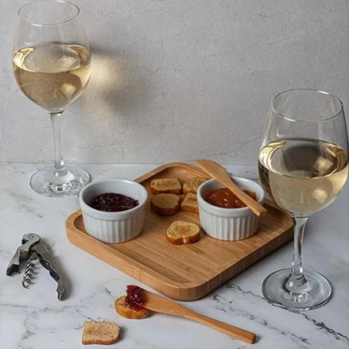 Kit para Petisco/Vinho - 8 Pçs Personalizado