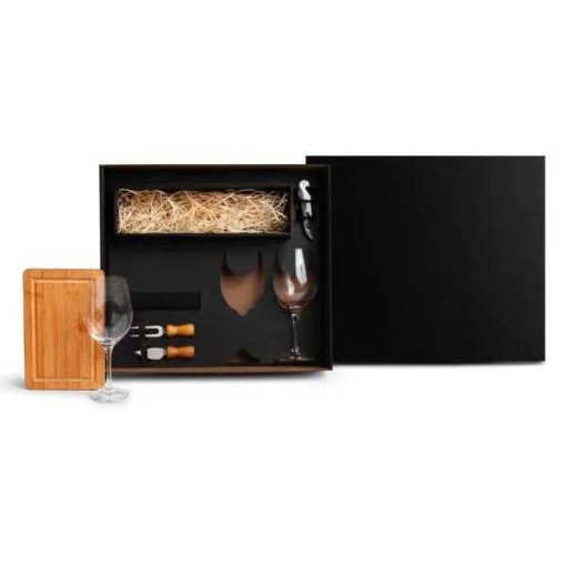 Kit Queijo E Vinho - 6 Pçs Personalizado