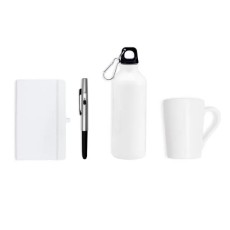 Kit Squeeze E Acessórios - Branco - 4 Pçs Personalizado