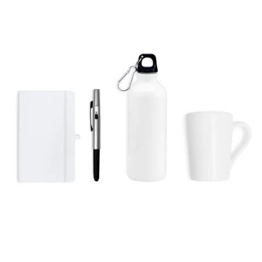Kit Squeeze E Acessórios - Branco - 4 Pçs Personalizado