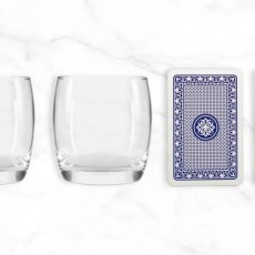 Kit Whisky com Baralho e Copos Personalizado 