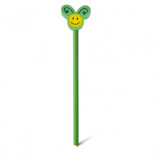 Lápis Com Boneco De Borracha Personalizado