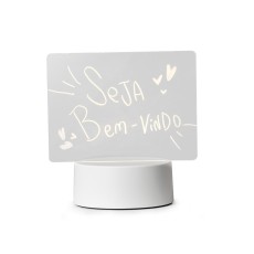 Lousa Luminária Personalizada com Logotipo