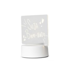 Lousa Luminária Personalizada com Logotipo