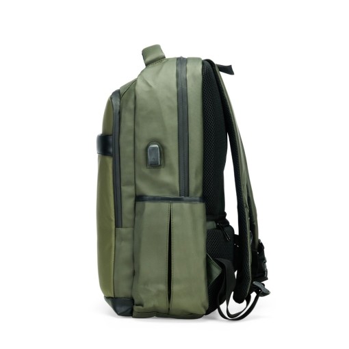 Mochila Couro Sintético USB 21 Litros Personalizada