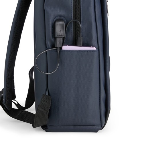 Mochila PU Impermeável Antifurto Personalizada