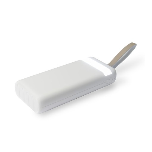 Power Bank 20.000mAh com Lanterna e Multissaídas Personalizado
